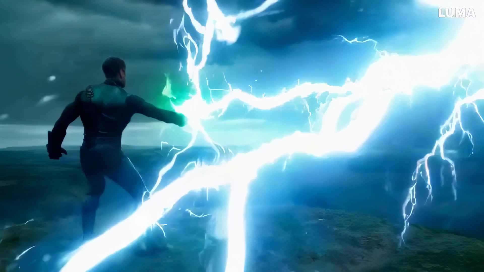 Dark wizard causing destruction - with sound edits